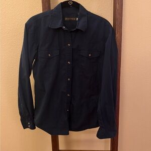Roper Hunter Green Western Shirt